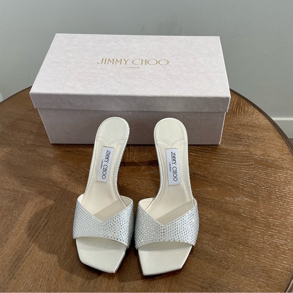 Jimmy Choo
Women's Skye 70 Embellished Slide Sandals - Picture 6 of 7